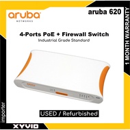aruba 620 Branch Office Controller PoE Switch with built-in Firewall  (Industrial Grade Switch)