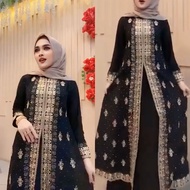 RINA BUSANA - (BUSUI) gamis abaya turki termewah 2023 - gamis terbaru lebaran 2023 - abaya sultan model mewah - baju abaya terbaru 2023 - Gamis Abaya Turkey Mewah Busui - Abaya Turkey Bordir Mewah - Abaya Turki Terbaru 2023 - Gamis Hitam Elegan dan Mewah