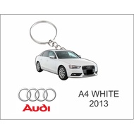 audi a4 white 2013 keychain 2d