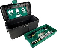 raaco Toolbox 17 inches, empty plastic tool box, 22.3 x 44.2 x 22.9 cm, load up to 25 kg, lightweigh
