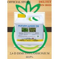 NUFARM AMINE 720 - 4L - 2,4-D dimethylammonium 60.0% /SAMA D-AMINE 720 & AMINE 70 & AMINE TOX