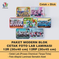 12R 12RP Printing Package Modern Block Photo Lamination - 30x40 30x45 - PHOTOSOLUTION
