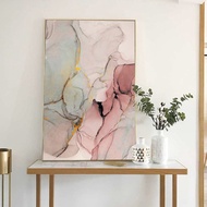 抽象畫•蘊涵I - 北歐粉紅抽象畫/質感酒精畫/新年裝飾/開店禮物