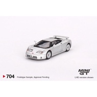 MINI GT : BUGATTI EB110 GT GRIGIO CHIARO (MGT00704-L)