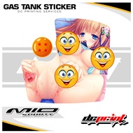 ◂ ❆ ♞,♘Mio Sporty Gas Tank Sticker Glossy