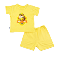 Bộ cộc tay cài vai in hình Paw Patrol BENTY cotton mềm mịn co giãn set quần áo trẻ em cao cấp