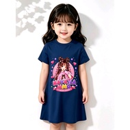 Girls' Daster with NAYKILA MMG Character Print 3-10 years k.683