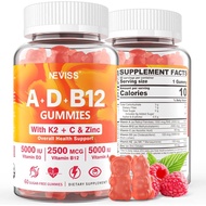 Methylated Multivitamin Women Men, Vitamin D3 K2 5000IU / 10,000IU, B12 5000 mcg 2500mcg