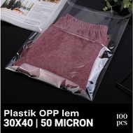 OPP PLASTIC 30X40cm THICK CLEAR ADHESIVE GLUE CLOTHING WRAP GLASS PLASTIC 30x40 cm Transparent Seal