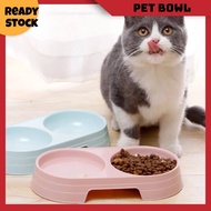 Economy Candy Pet Bowl Double Food & Water Feeding Colourful Bowl Cat Dog Kitten Puppy Budget Bowl B
