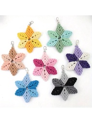 Macrame Star Pendant Kit - 1 Set Of English Paper Tutorial Handmade Home Decoration DIY Craft Materi