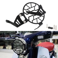 For Honda Super Cub C125 2019-2024 Black Headlight Grille Cover Guard Protection Accessories