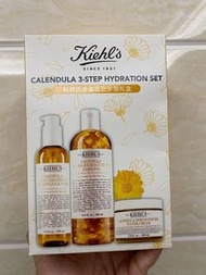順豐包郵 Kiehls💕科顏氏金盞花三件套裝 內含：科顏氏金蓋花水500ml+科顏氏金蓋花潔面230ml+科顏氏金蓋花爆水霜100ml
