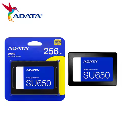 ADATA Ultimate SU650 2.5" SATA III SSD 3D NAND Up to 520MB/s 256GB 512GB Internal Solid State Drive