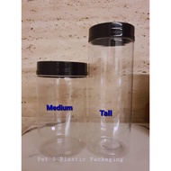 PET 2 500ML Balang Kuih Raya Balang Biskut Food Container Pet Wide Jar Bekas Balang Jar Biskut  饼干罐 
