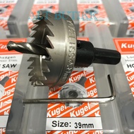 MATA KUGEL HOLE SAW HSS IRON 39 mm - HSS IRON DRILL BIT Original 