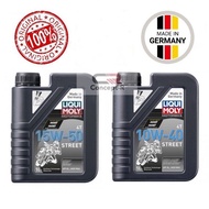 【READY STOCK)】Liqui Moly Engine Oil Semi Synthetic 10w40 / 15w50 Liqui Moly 4T Minyak Hitam