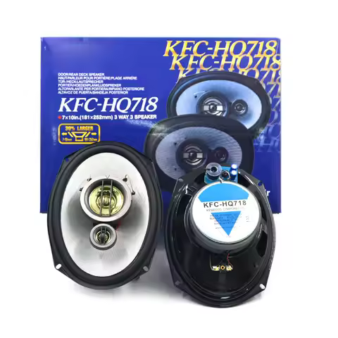 KFC-HQ718 Car Audio Coaxial Speaker 7X10 Speakers Subwoofer Head Unit Direct Drive(1 PAIR SPEAKERS)