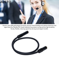 JUSTO Stereo Sound Cable, Professional Plug and Play 3.5mm to 6.35mm, Anti-Interference Gold Plated 