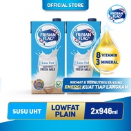 [Paket isi 2] Frisian Flag UHT Lowfat 946ml