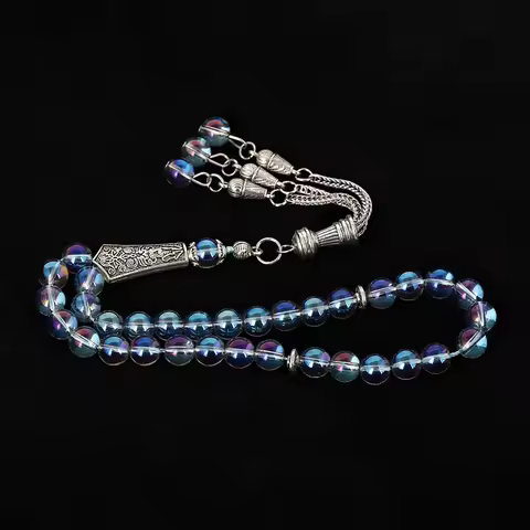 New Austrian Crystal Tasbih 33 66 99 Beads With Metal Tassel Style Crystal Women Prayer 8mm Beads Gi