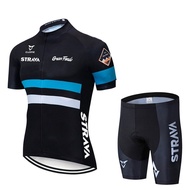 Man Cycling Clothing Short Sleeve Jersey Set Bicycle Team Uniform  Summer Bike Training Suit Breatha