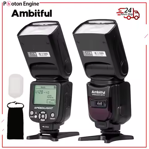 Ambitful AF970 Flash Light Speedlight Speedlite Universal for Fujifilm Olympus Nikon Canon 650D 550D
