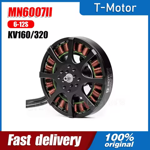 T-MOTOR MN6007II Antigravity KV160/320 Brushless Motor Support 6-12S Max Thrust 6.5kg Long Flight Ti