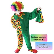 clown costume fancy dress ball costume stage performance costume adult clown costume circus performa