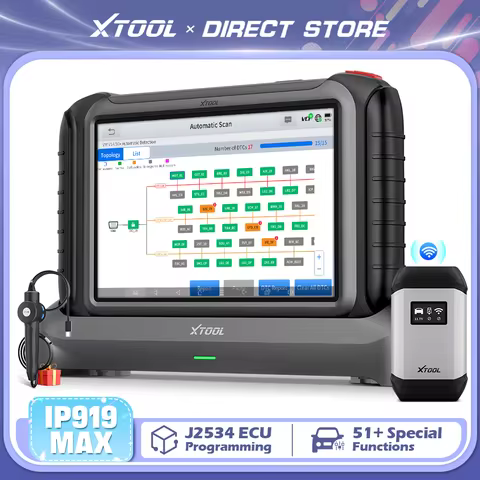 XTOOL InPlus IP919MAX IP919PRO Car Diagnostic Tools with J2534 Programming AI-Assisted Automotive Sc