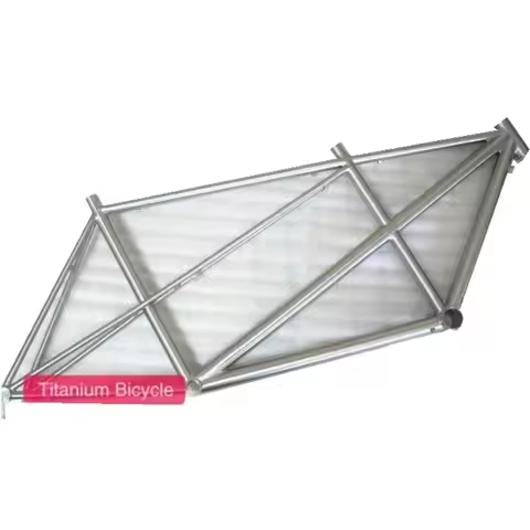 XACD Made Titanium Tandem Bike Frame With 1-1/8" Head Tube