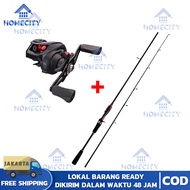 (COD) joran pancing 1 set / joran pancing bc casting / 1 set joran dan reel bc / joran pancing casti