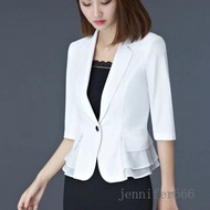 [blazer/suit] Three-quarter Sleeve Gauze suit Short suit Fashion Women's Coat