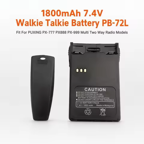 7.4V 1800mAh Walkie Talkie Battery PB-72L For PUXING PX-777 PX888 PX-999 PX-328 PX-728 PX-777Plus VE