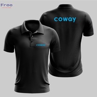 COWAY Microfiber Polo Collar Unisex T-Shirt