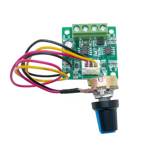 DC 1.8V 3V 5V 6V 12V 2A PWM Motor Speed Controller Low Voltage Motor Speed Controller PWM Adjustable