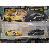 Hot Wheels Premium Twin Pack Porsche 993 GT2 & Porsche 716 Cayman GT4