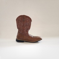 BAYSIC Flat Cowboy Boots Shoes