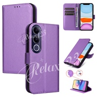 For  Vivo V70 FE 5G Luxury Diamond Plaid Leather Casing For vivo V70 V70 Elite VIVO  V70FE V 70 elit