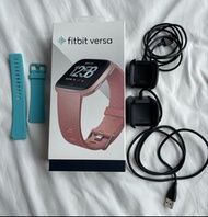 FITBIT VERSA 全新錶帶+义電2個+原裝盒(無手錶)*NO WATCH *