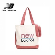 NEW BALANCE 兩用 斜背 手提包 帆布包 包包 帆布袋 托特包 LAB13141WDH 米白粉紅 男女  NB