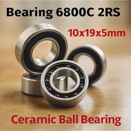 Ceramic Bearing 6800 6800K 2RS 10x19x5mm Hub Freehub Hybrid Bicycle Loncer Durable Premium