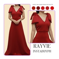 Civil Wedding Dress Ninang Dress Formal Dress Taytay Supplier Rayvie Balloon Cut Bridesmaid Dress