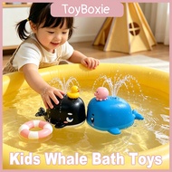 Kids Whale Bath Toys Automatic Spray Water Electric Cute Whale Shape Cartoon Toddler Bath Tub Toys