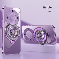 For Honor X9c X7c X9c Honor X9C X9b X9a X9C X9 c HonorX9c 5G 4G 2024 Plating Rotating Gyroscope Brac