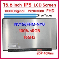 15.6 Inch 165Hz Laptop LCD Screen NV156FHM NY0 NV156FHM-NY0 Display Matrix Panel Replacement 1920x10