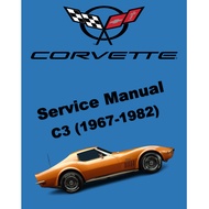 CHEVROLET CORVETTE C3 (1967-1982) SERVICE WORKSHOP MANUAL + ELECTRICAL TROUBLESHOOTING MANUAL