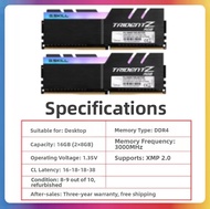 G.Skill | Used DDR4 RGB Desktop Memory 16GB