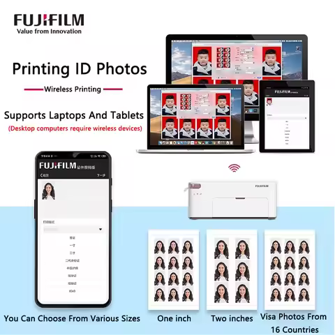 Fujifilm Xiaoqiaoyin Portable Thermal Sublimation Printing Second Generation WIFI Princiao Smart 2 M
