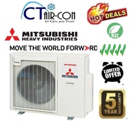 R32 Mitsubishi Heavy System 4 ( 3x9K / 1x18k) 5 Tick FREE $80 Servicing Voucher